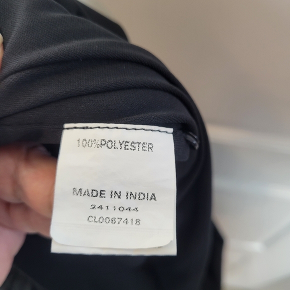 eShakti Women's black sleeveless jogger jumpsuit size Large/ 12 - Picture 7 of 9